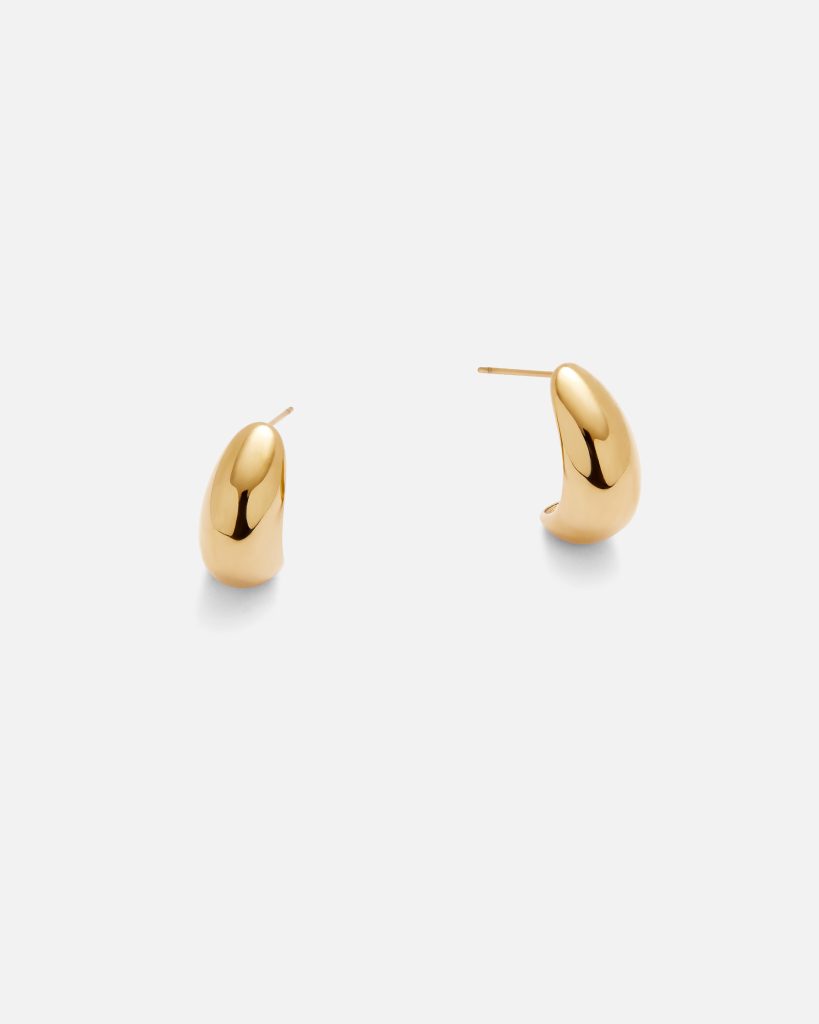 Gold earrings with topaz and diamond stones, Nagpur